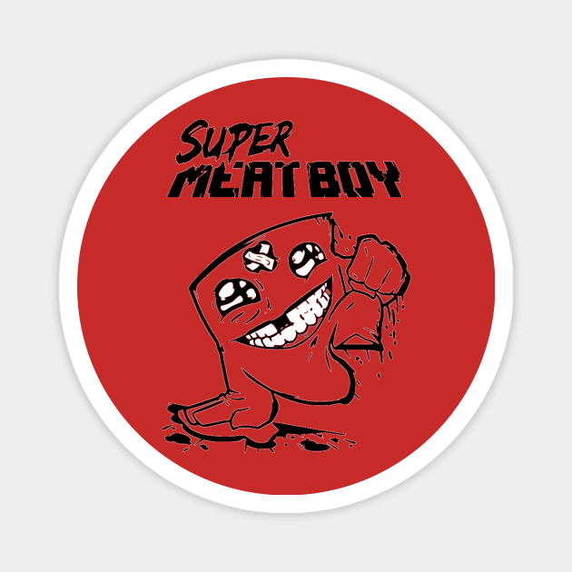 Super Meat Boy Magnet by OtakuPapercraft